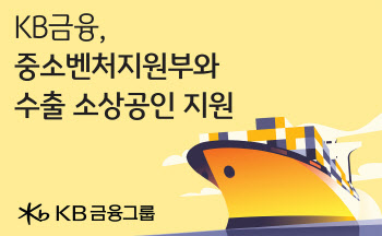 KB금융 “관세 장벽에 막힌 수출 소상공인 지원”