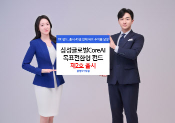 삼성운용, '삼성글로벌CoreAI목표전환형 펀드 제2호' 출시