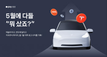 카카오페이證 “5월 서학개미 수익률 6.9%…애셋 엔티티즈 1000%대 수익률”