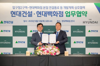 현대건설, 압구정2구역-현대백화점 연결통로 추진