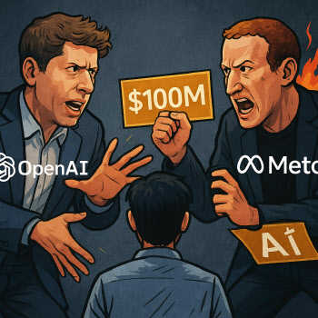 올트먼 "메타, 오픈AI 직원 빼가려 천억대 보너스 제시"