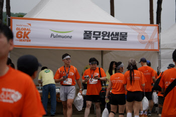 풀무원샘물, ‘G6K 마라톤’ 참여…홍보부스 운영
