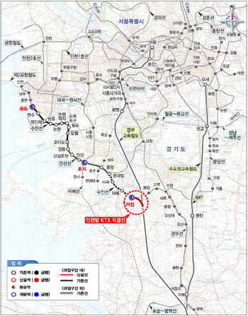 인천발KTX 내년 말 개통, 유정복 시장 점검 “문제 없어”