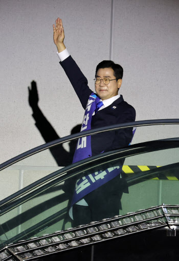박찬대 "진짜 원팀 당정대 되겠다"…전대서 마지막 지지 호소