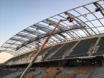 오늘이엔엠, 손흥민 소속팀 LA FC 홈구장에 스타디움 전용안테나 공급