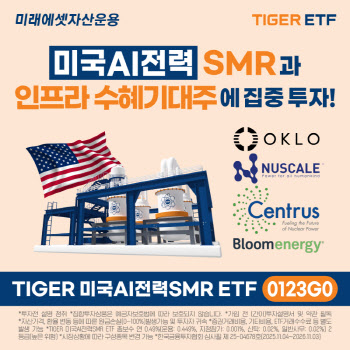 미래에셋자산운용, ’TIGER 미국AI전력SMR ETF’ 신규 상장