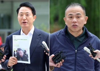 특검서 마주한 오세훈·명태균, 12시간 조사 종료…"평행선"
