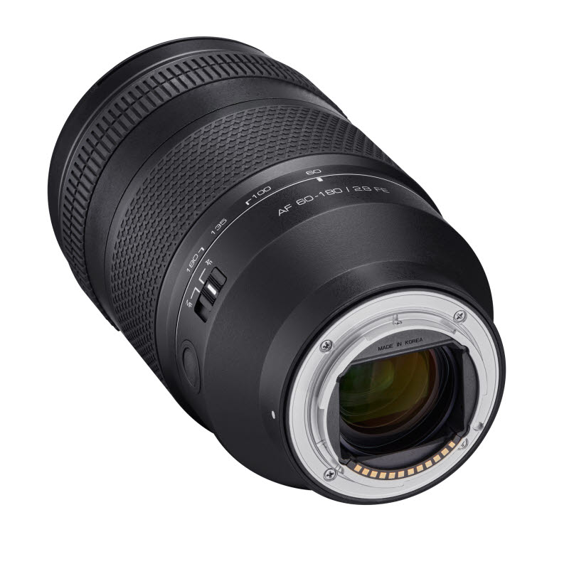 LK 삼양, 초경량 줌 시스템 완성 AF 60-180mm F2.8 FE 출시