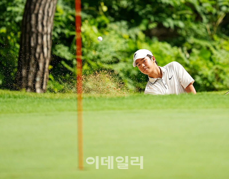 [포토]김태양,정교한 벙커샷