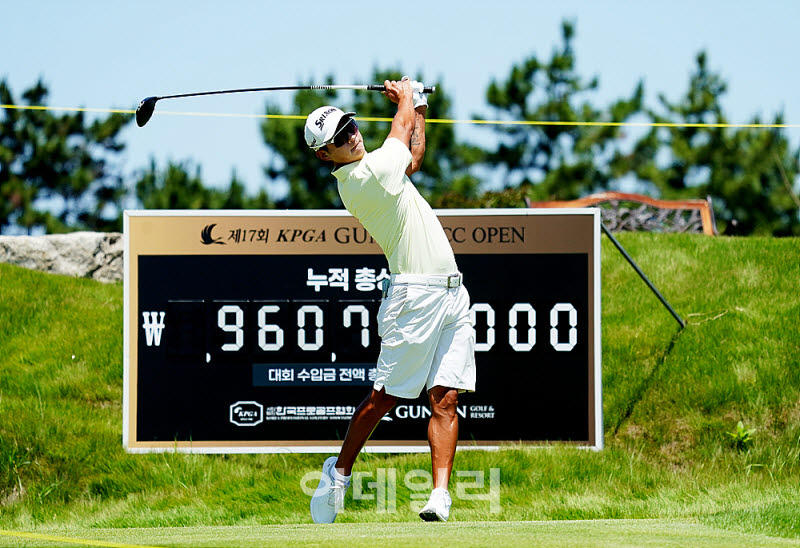 [포토] 김하늘, 월요 예선 통과자의 샷