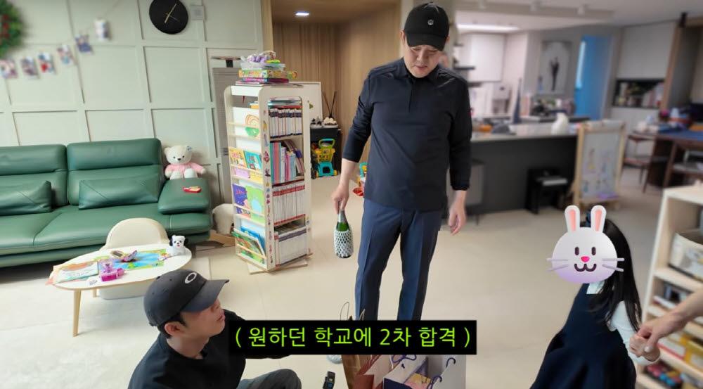 김구라, 6세 늦둥이 딸 국제학교 합격