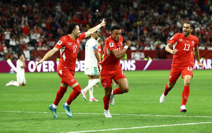 스위스 축구 대표팀. 사진=AFPBB NEWS