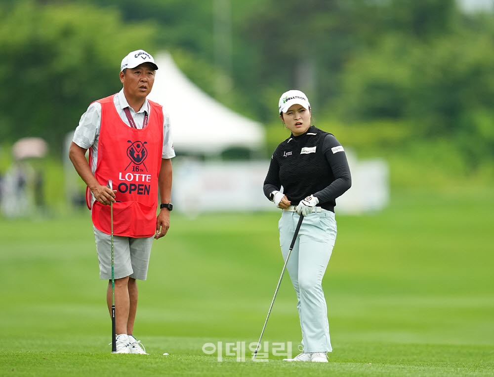 [포토]백소원-김민호,핀 공략을 상의한다