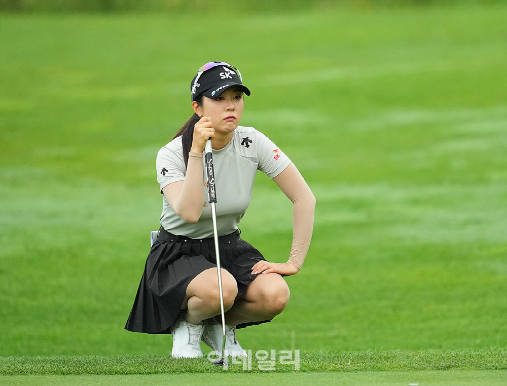 [포토]김재희,버디를 생각한다
