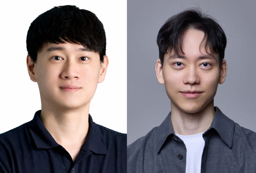 좌로부터 윤성환 교수와 이현규 연구원. 사진=UNIST
