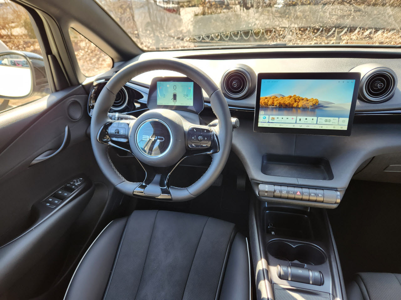 BYD 돌핀 내부 (사진=이데일리 이배운 기자)