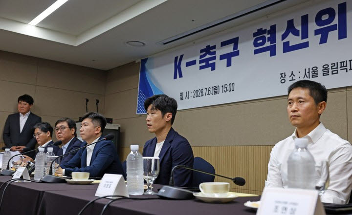 박지성 K-축구혁신위원회 공동위원장. 사진=연합뉴스