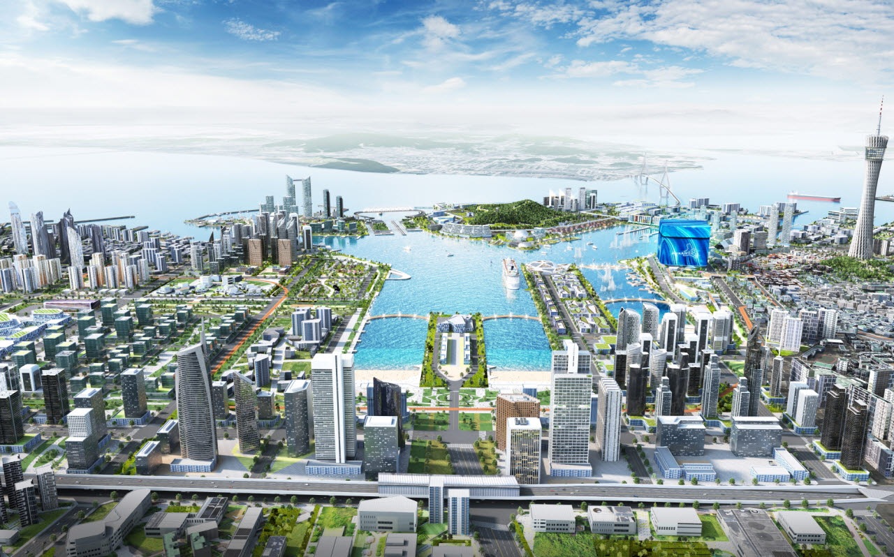 2023년 발표된 인천시 제물포 르네상스 조감도. (자료=인천시)