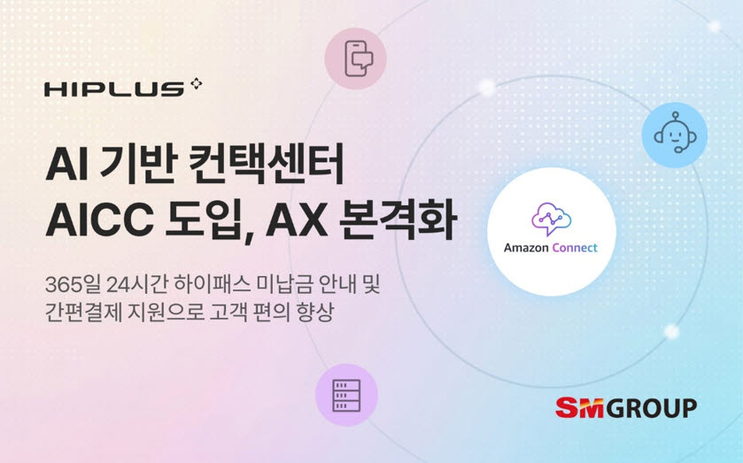 SM그룹 SM하이플러스, AI 콜봇 로봇서비스 도입