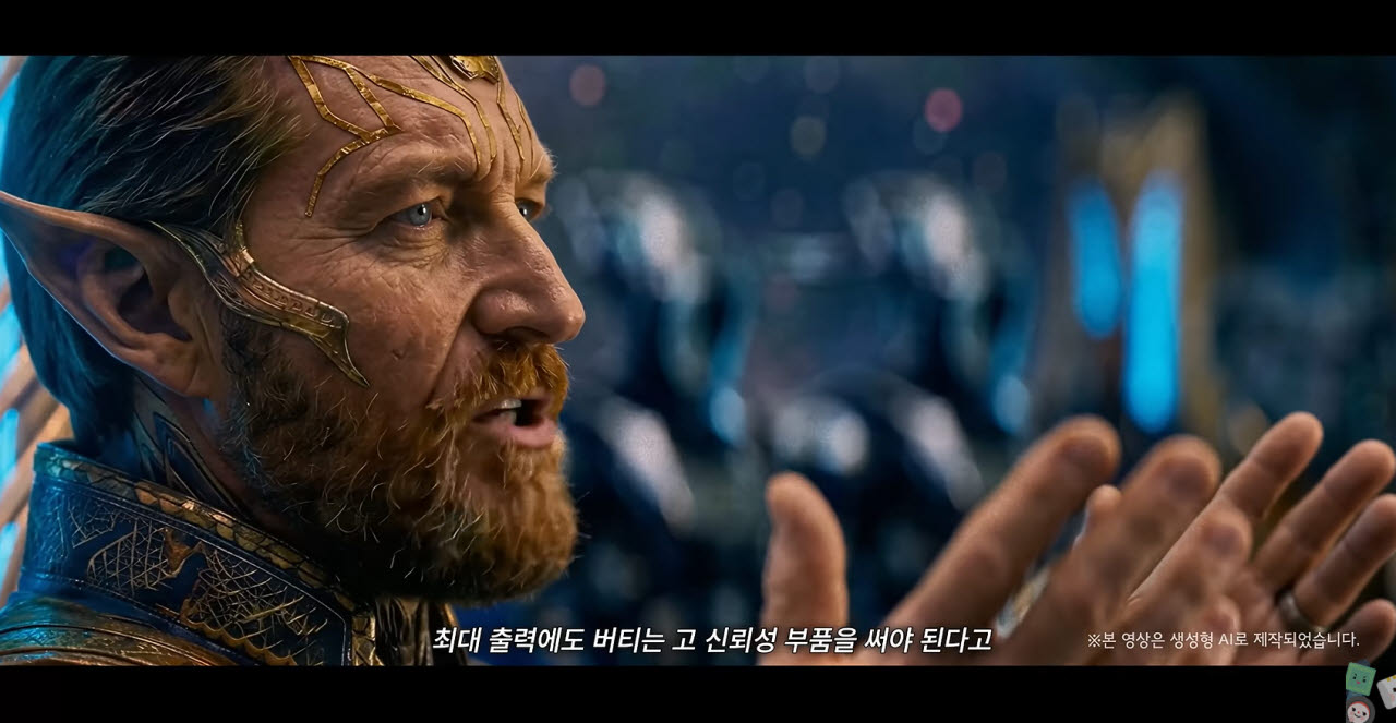 삼성전기가 최초로 생성형 인공지능(AI)을 활용해 제작한 유튜브 콘텐츠.(사진=삼성전기 유튜브 캡처)