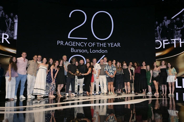 2026 칸 라이언즈 국제 크리에이티비티 페스티벌’올해의 PR 에이전시 상(PR Agency of the Year)을 수상한 버슨 런던 (사진=버슨코리아)