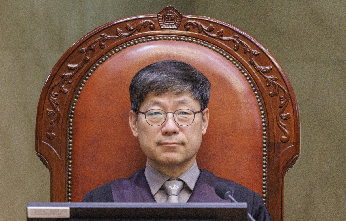대법원은 10일 조희대 대법원장이 신임 법원행정처장에 노경필 대법관을 오는 14일자로 임명한다고 밝혔다. 사진은 지난해 3월 대법원 전원합의체 선고 당시 노 대법관 모습.(사진=연합뉴스)