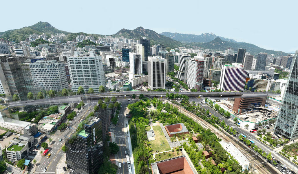 서소문고가 신설공사 조감도. (사진=서울시 제공)