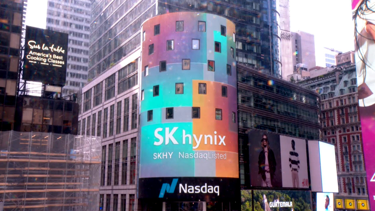 SK하이닉스, 美 나스닥 거래 개시…