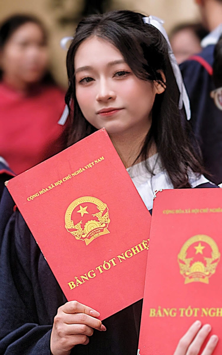 KAIST에 진학 예정인 베트남 전국 수석 호앙 흐엉 장(18) (사진=연합뉴스)