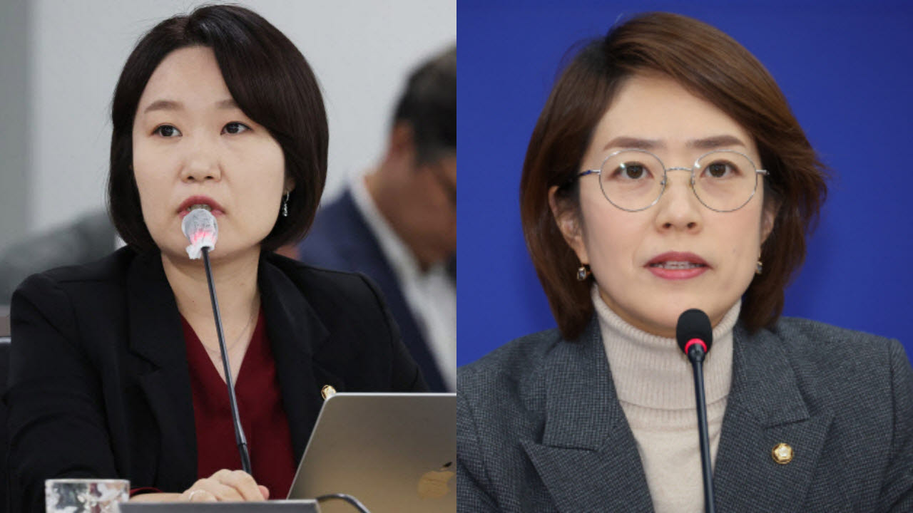 이소영(왼쪽), 고민정 더불어민주당 의원(사진=연합뉴스)