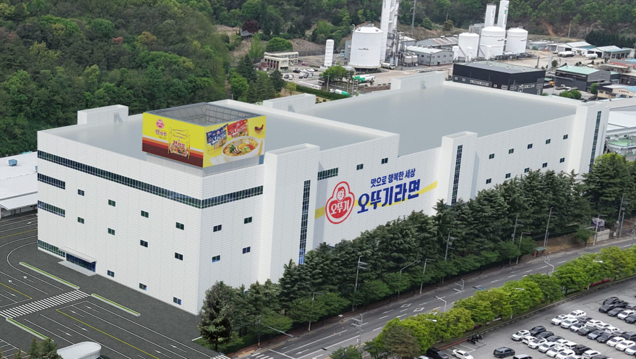 오뚜기라면 구미공장 전경