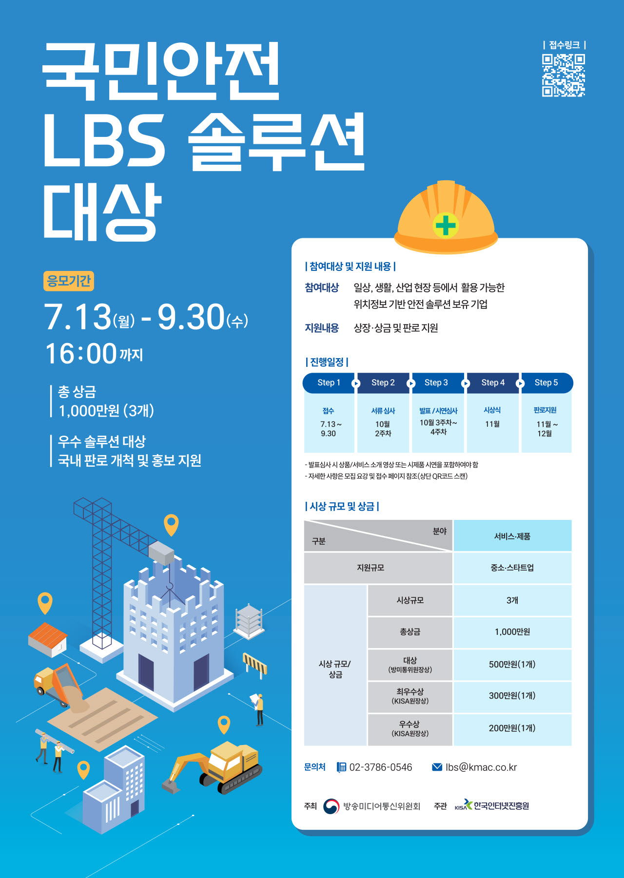 국민안전 LBS 솔루션 대상 포스터 (사진=한국인터넷진흥원)