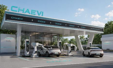 채비 최첨단 EV 충전소 조감도. (사진=채비)