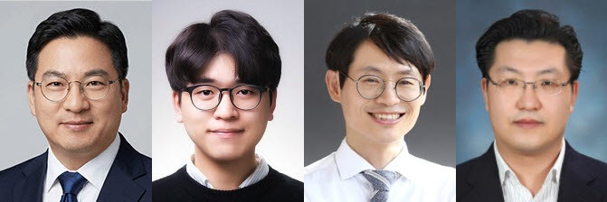 왼쪽부터 DGIST 황재윤 교수·이문환 박사, GIST 정의헌·권혁상 교수.(사진=DGIST)