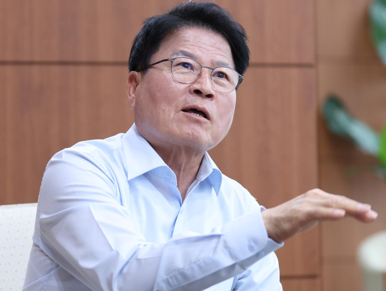 [이데일리 노진환 기자] 이주수 한국에너지정보문화재단 대표이사가 2일 에너지정보문화재단에서 이데일리와 인터뷰를 하고 있다.