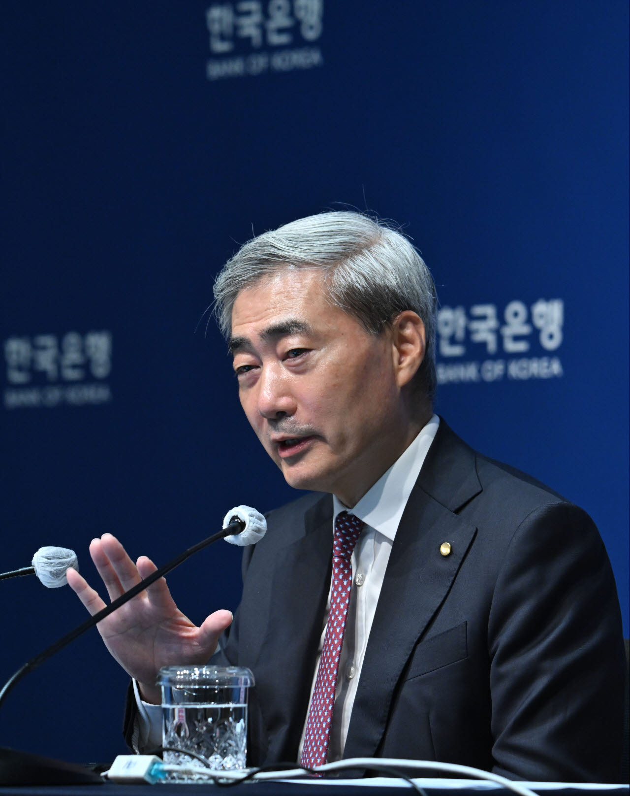 신현송 한국은행 총재가 16일 서울 중구 한국은행에서 열린 금융통화위원회 통화정책방향 기자간담회에서 발언하고 있다. (사진= 공동취재단)