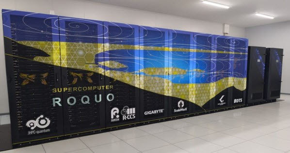 이화학연구소의 ROQUO 슈퍼컴퓨터는 블랙웰 GPU 540개와 GB200 NVL4 플랫폼을 기반으로 구동된다. (사진=엔비디아)
