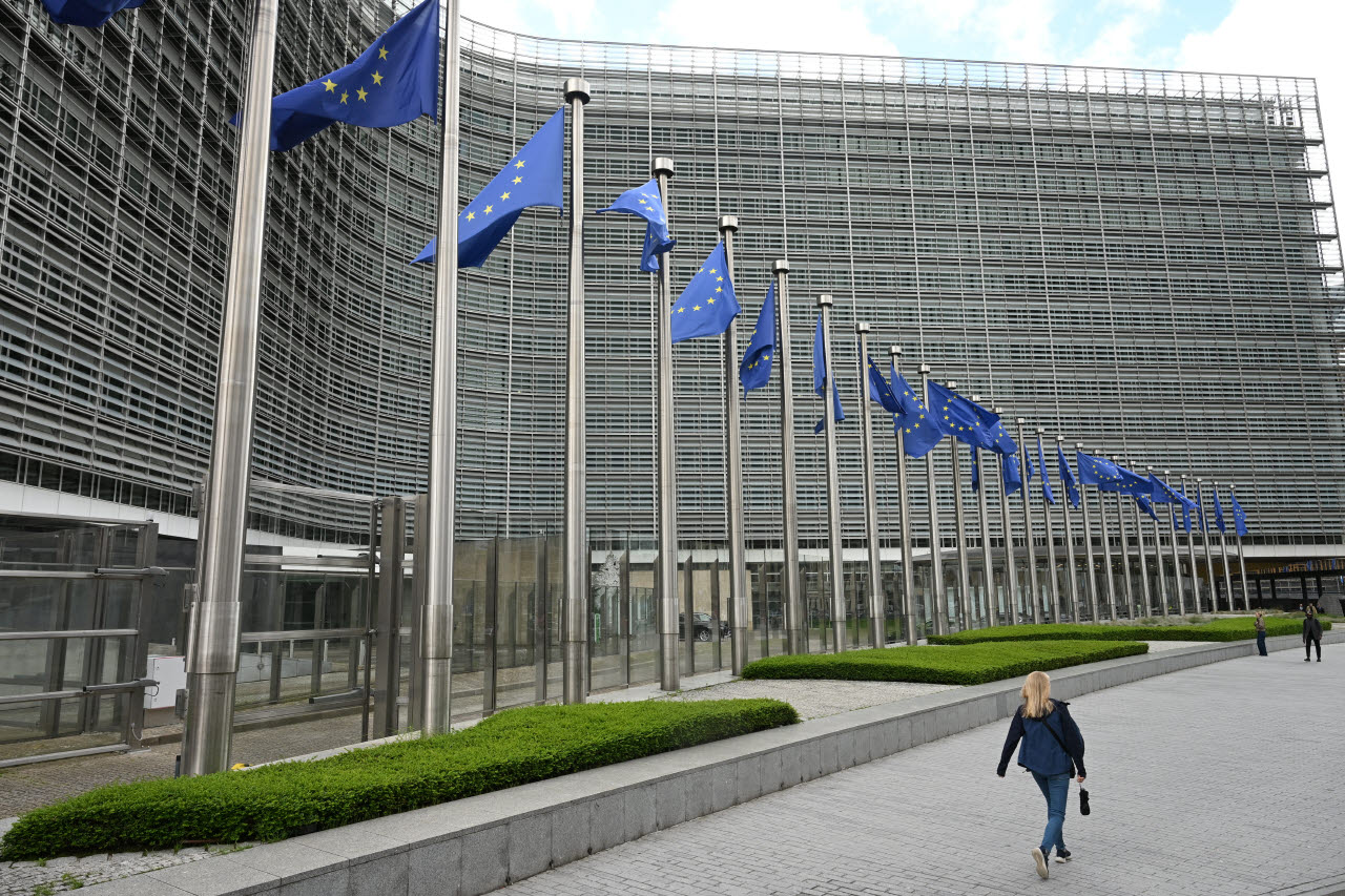 벨기에 브뤼셀의 유럽연합(EU) 집행위원회 본부 베를레몽 빌딩. (사진=AFP)