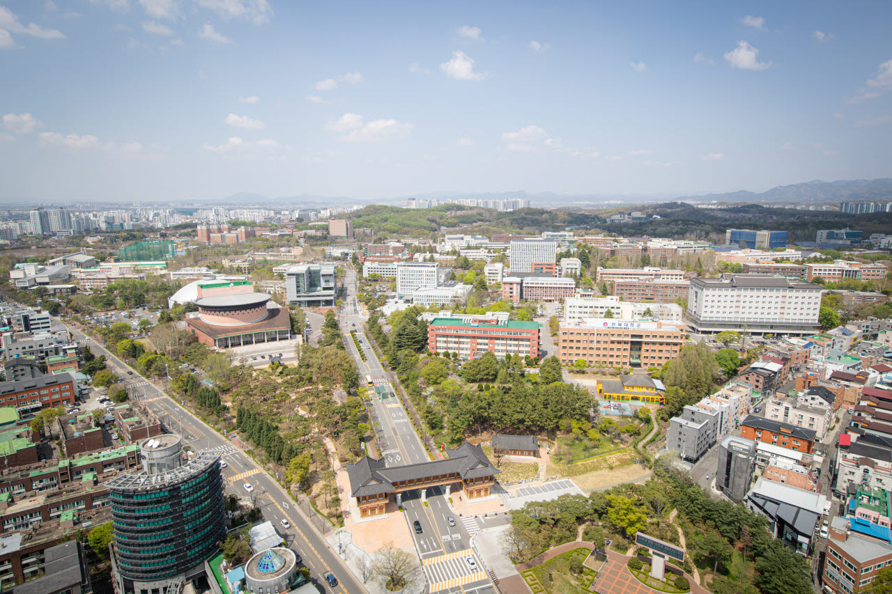 수요 기반의 맞춤형 인재양성을 위한 첨단산업 계약학과가 설치될 전북대학교 캠퍼스 전경. (사진=현대차)