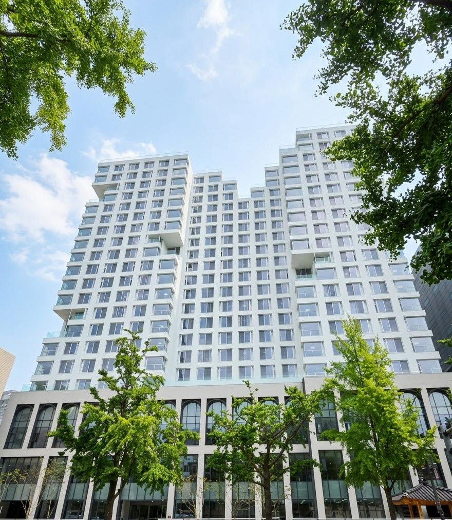 서울 종로구 숭인동 200-16 일대 조성된 기업형 임대주택 ‘리마크빌 종로’ 전경. (사진=KT에스테이트 제공)