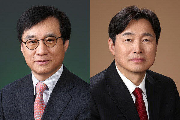 김철주 생명보험협회장(왼쪽)과 이병래 손해보험협회장.(사진=생명·손해보험협회)