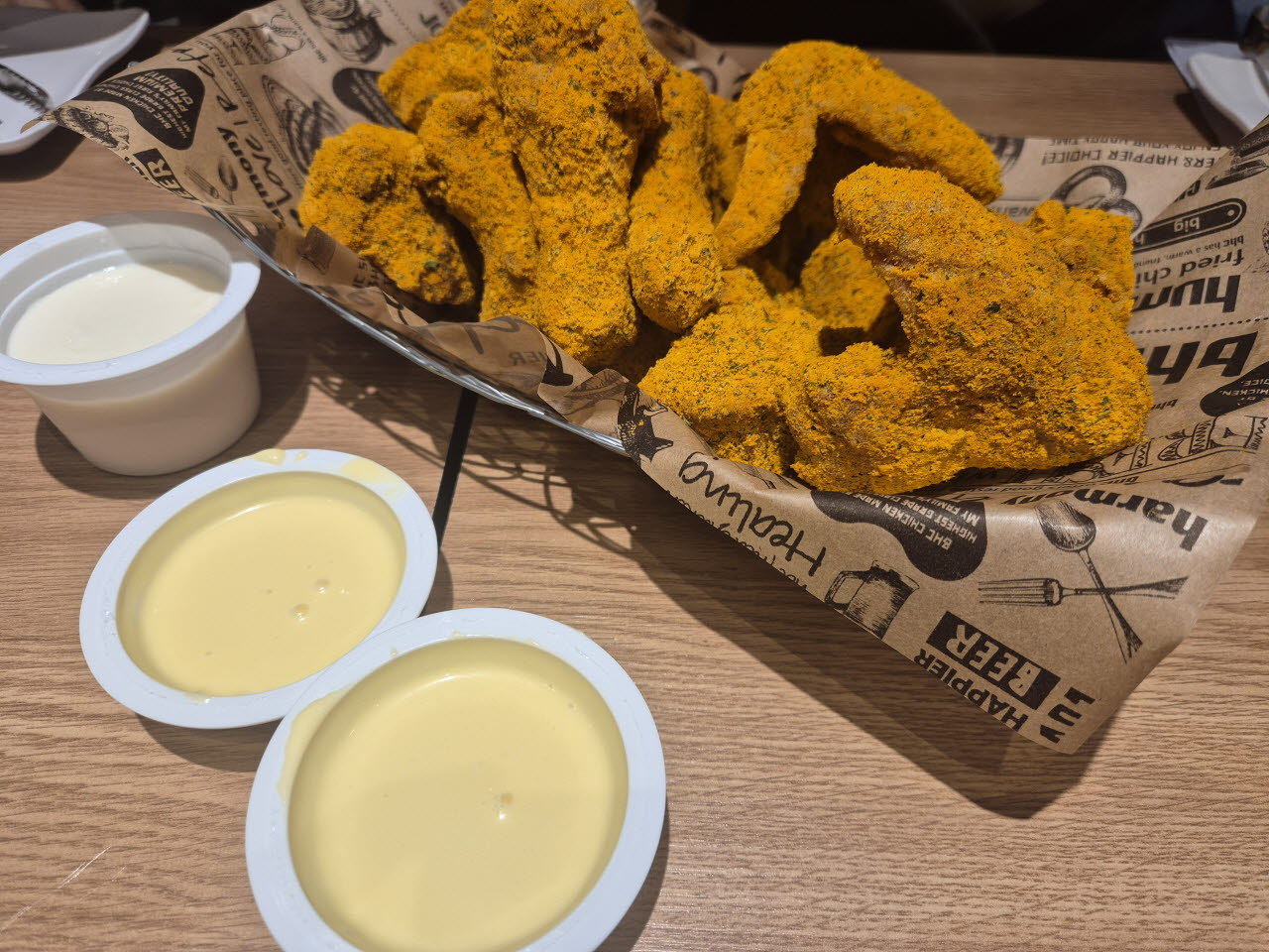 커링클 치킨 (사진=오희나 기자)