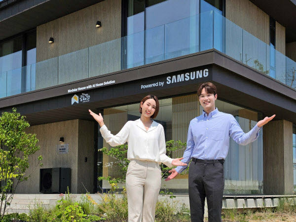 삼성전자 AI모듈러주택 외관 모습(사진=삼성전자)
