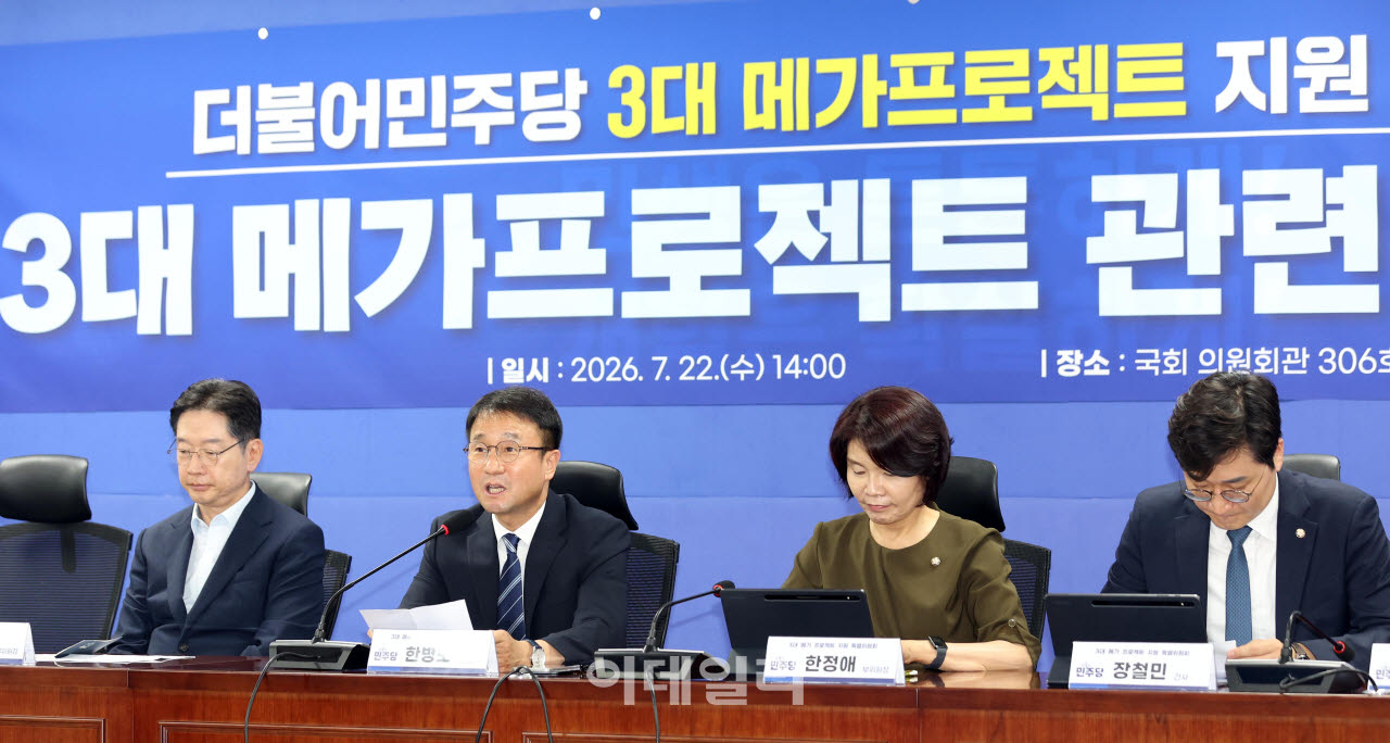 [포토]더불어민주당 3대 메가프로젝트 관련 당정협의