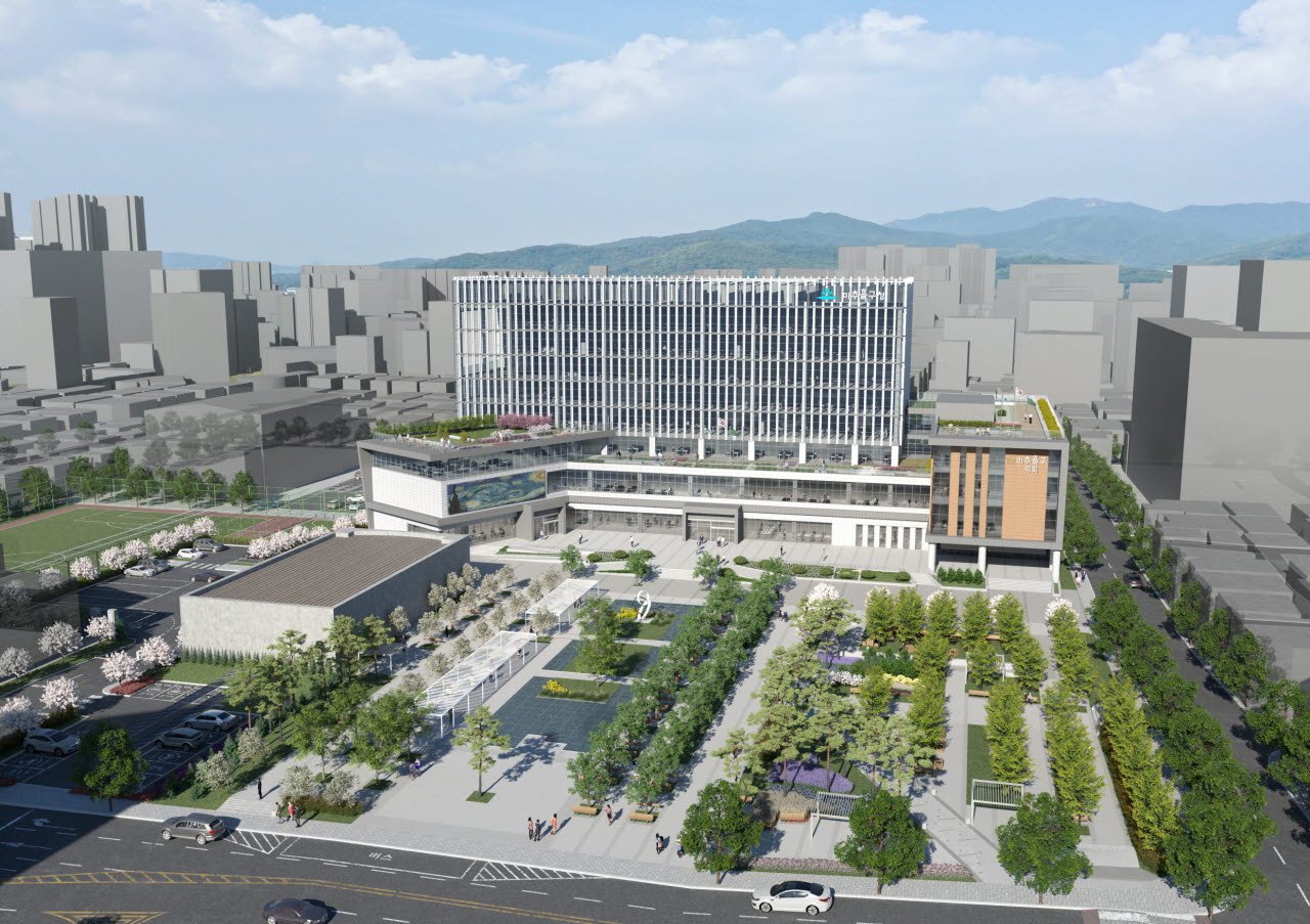 미추홀구 신청사 조감도. (자료 = 미추홀구 제공)