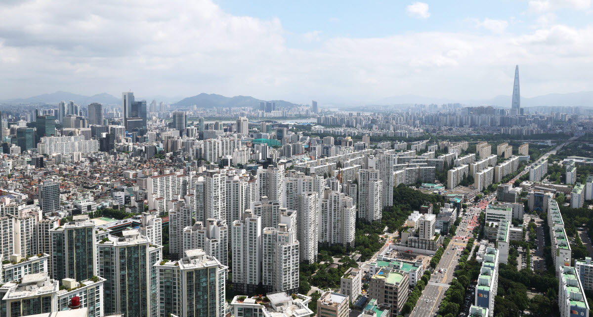 서울 강남 일대 아파트 등 전경. (사진=연합뉴스)