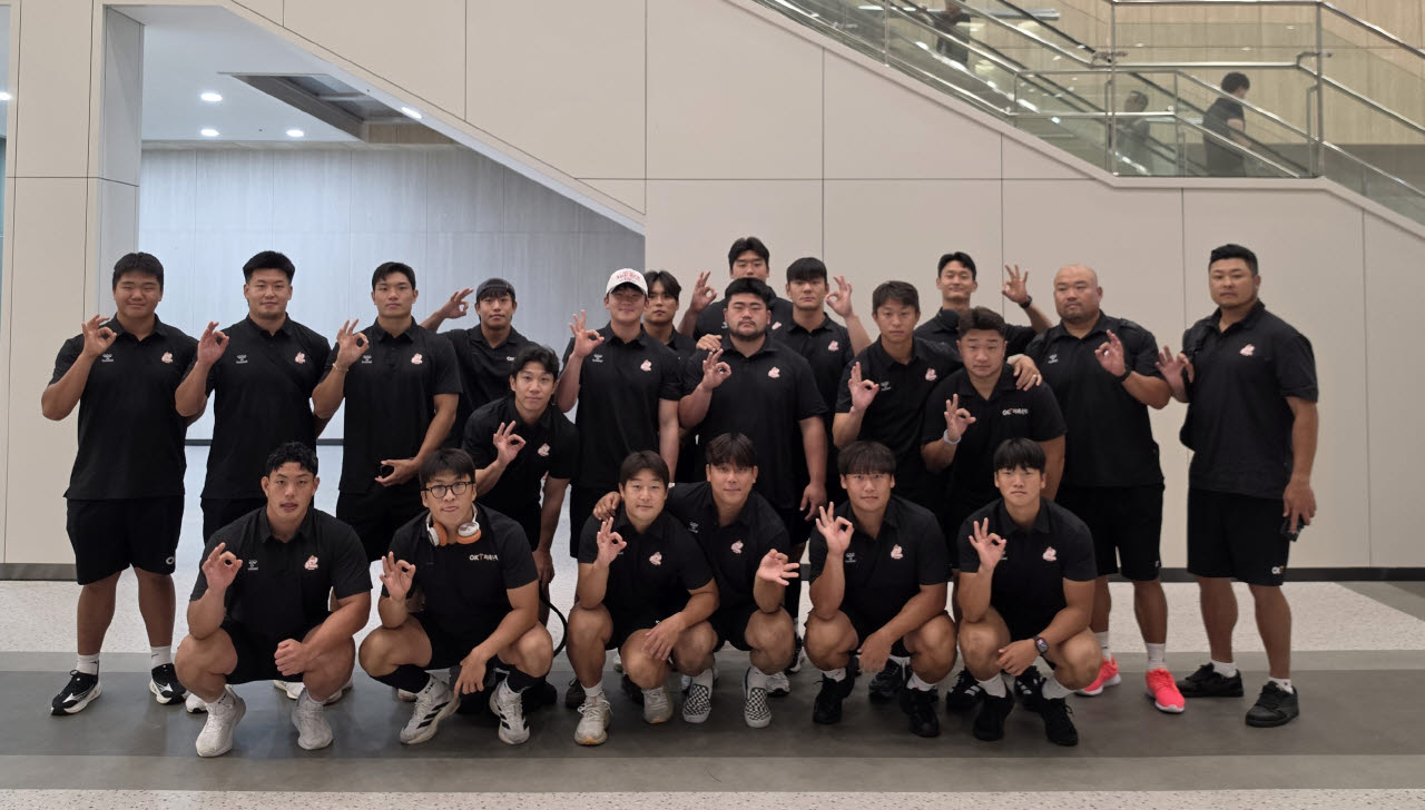 OK 읏맨 럭비단. 사진=OK 읏맨 럭비단