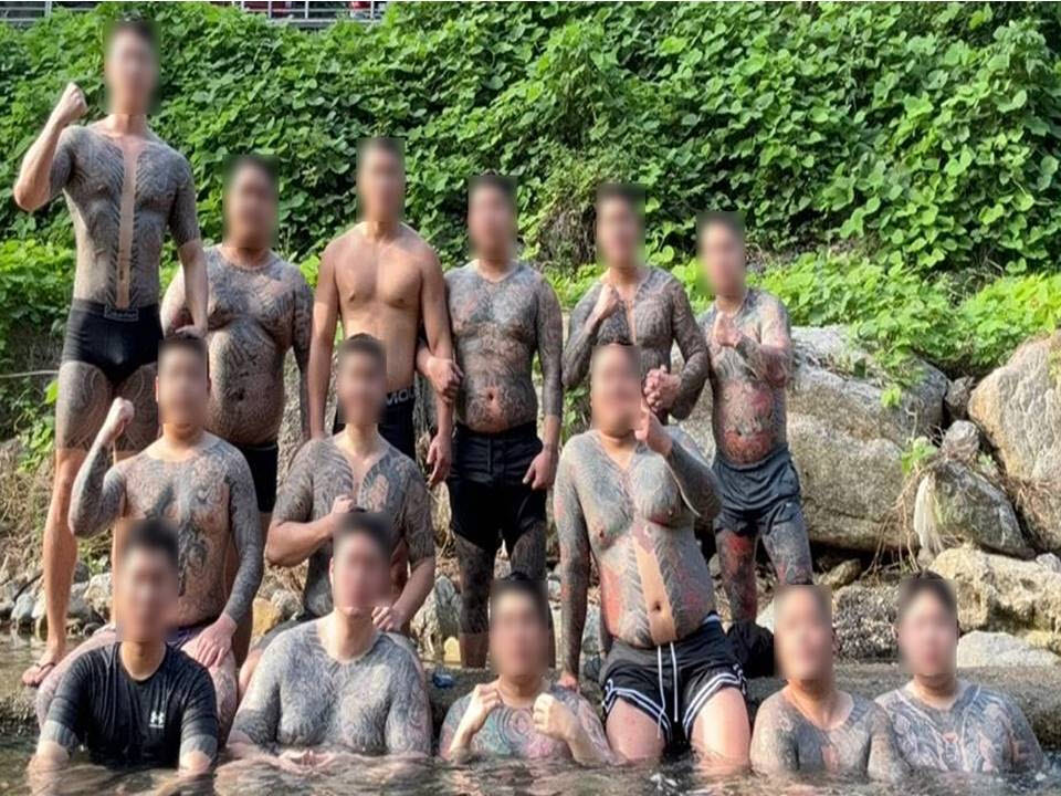 강북권을 중심으로 활동해 온 폭력범죄단체 'ㄱ'파 조직원들 (사진= 서울경찰청)