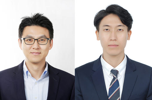 왼쪽부터 교신저자를 맡은 융합에너지공학과 박혜성 교수, 제1 저자로 참여한 정승온 박사(사진=고려대)