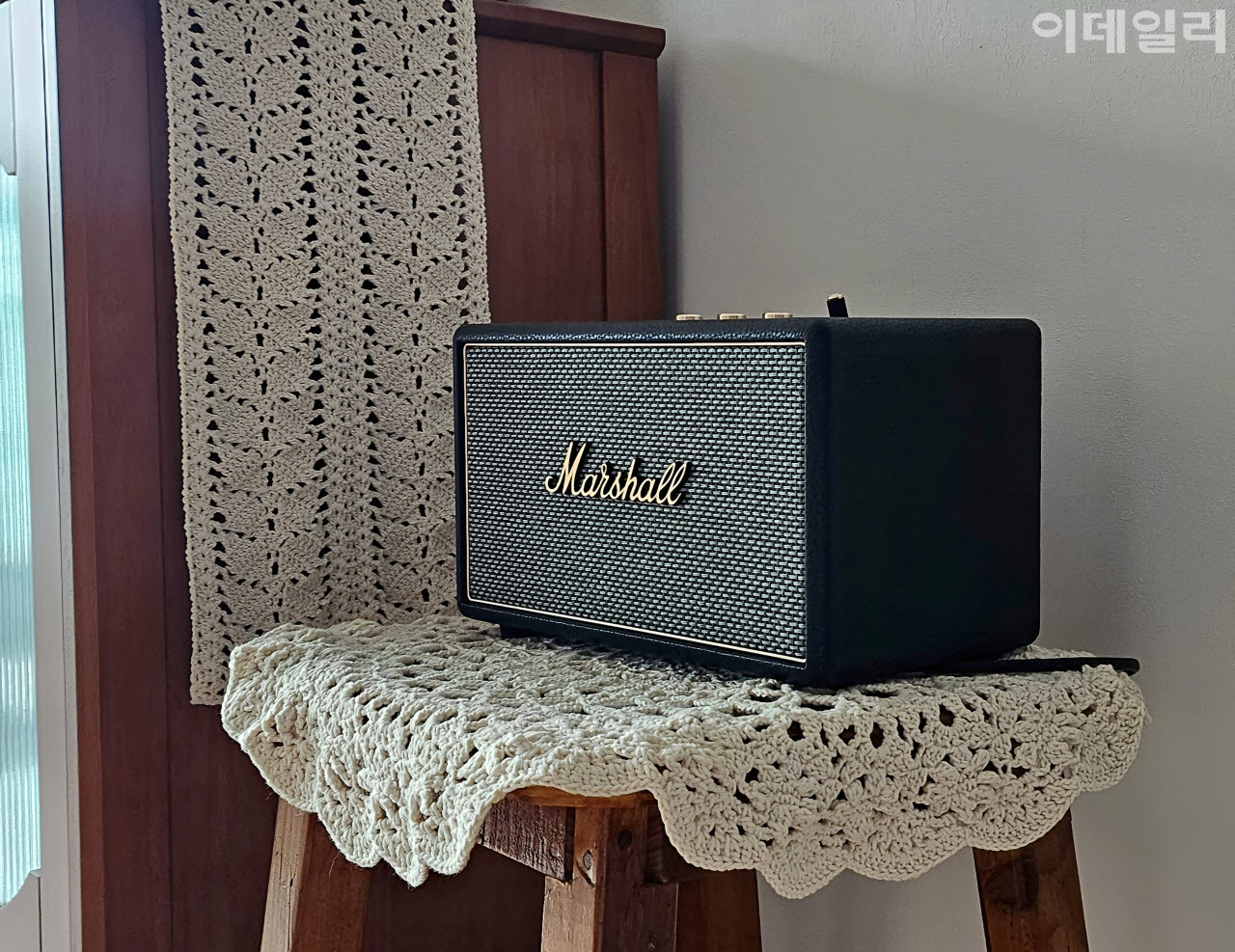 마샬(Marshall)의 4세대 홈 스피커 ‘액톤4(Acton IV)’. (사진=이데일리)